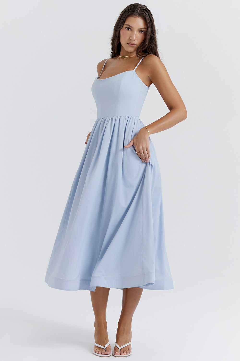 Beatrice – Sweetheart Midi Dress