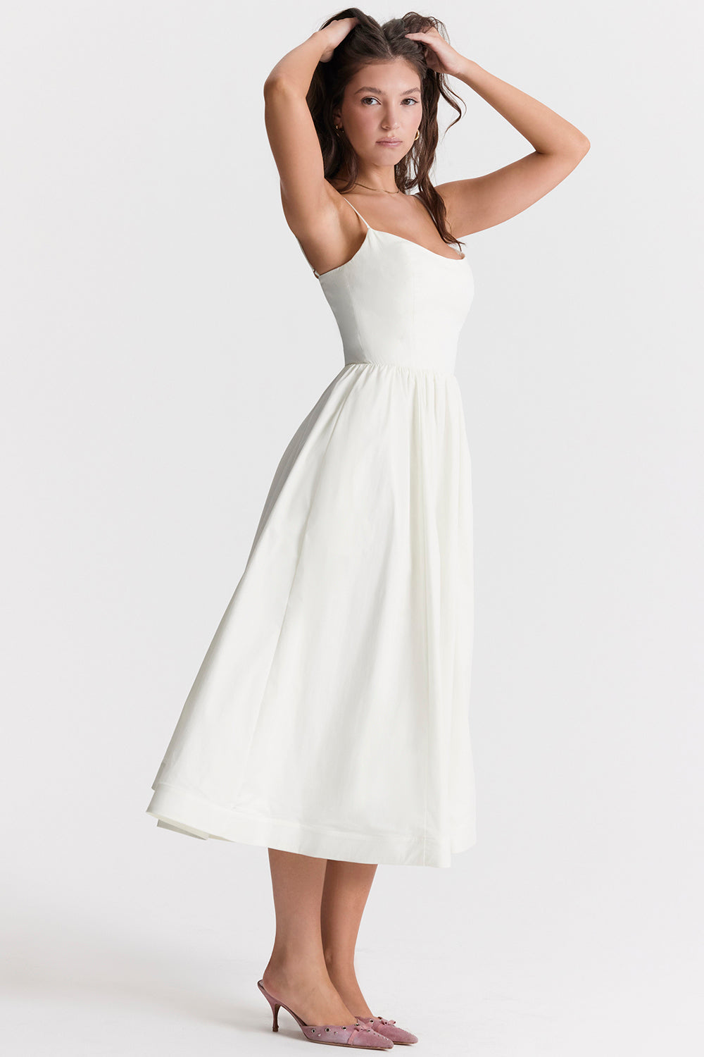 Beatrice – Sweetheart Midi Dress