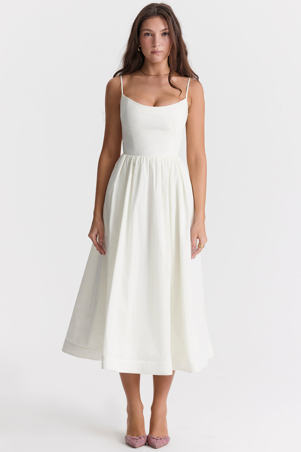 Beatrice – Sweetheart Midi Dress
