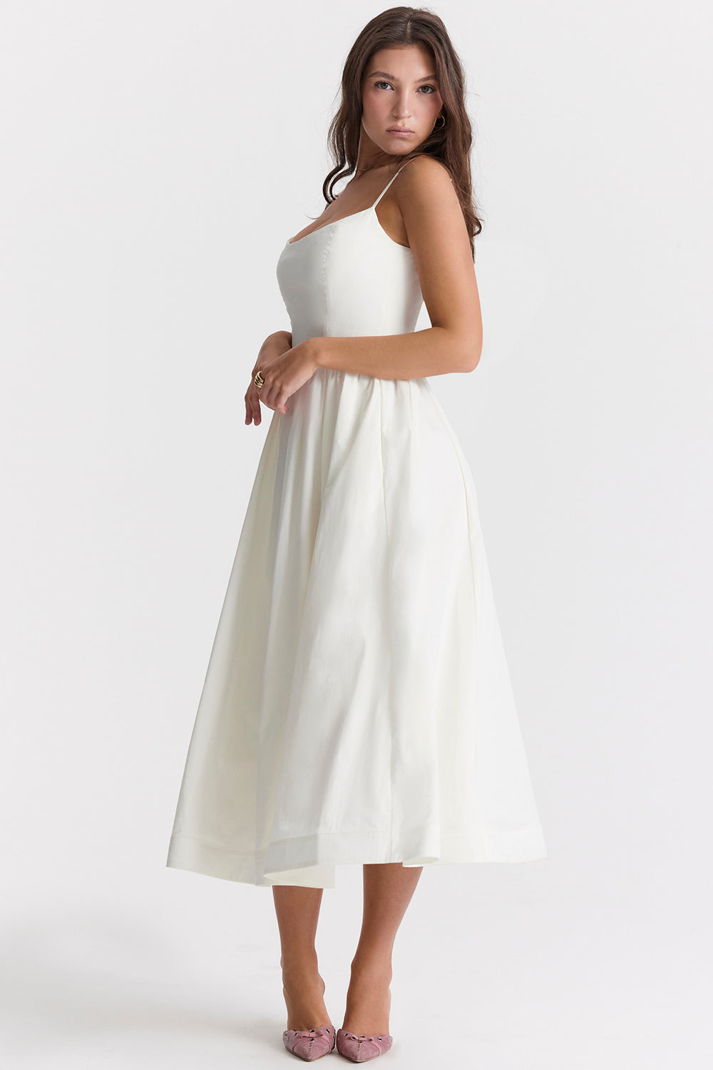 Beatrice – Sweetheart Midi Dress