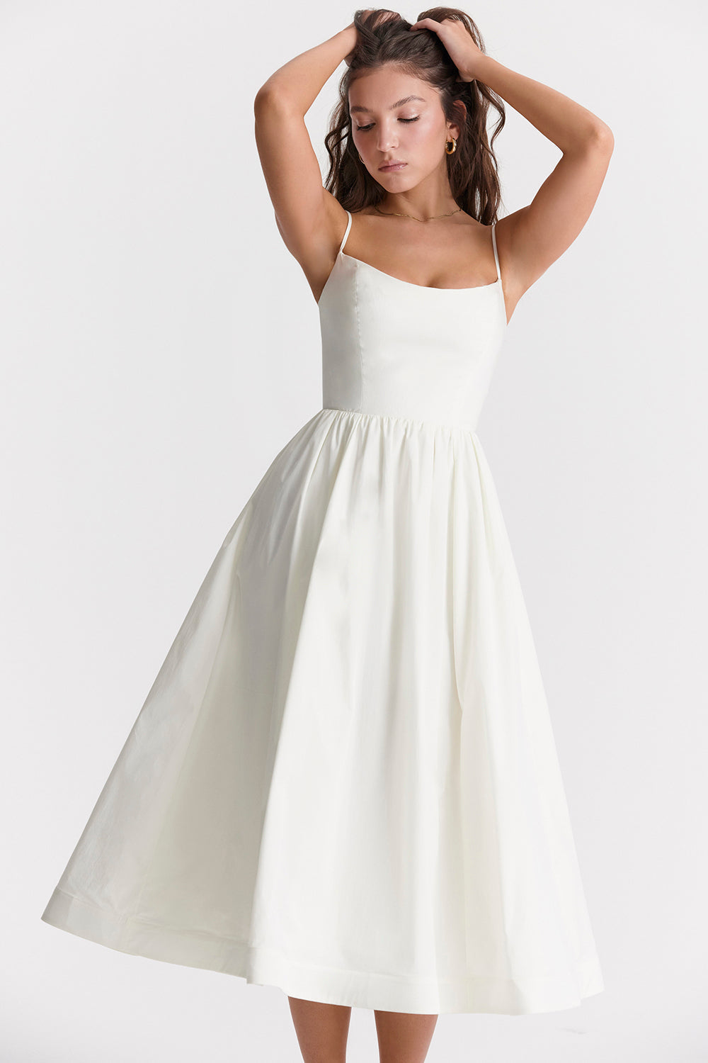 Beatrice – Sweetheart Midi Dress
