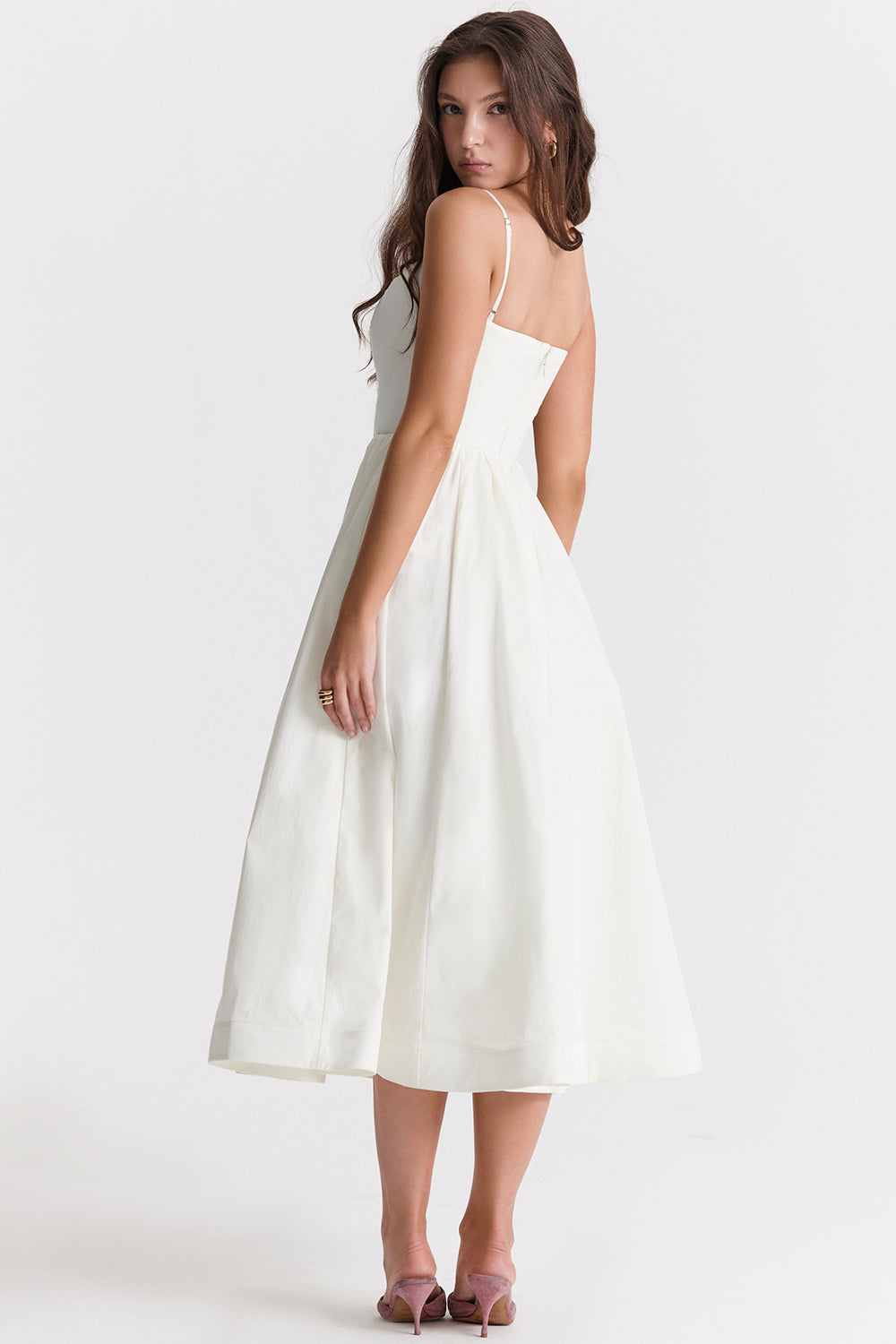 Beatrice – Sweetheart Midi Dress