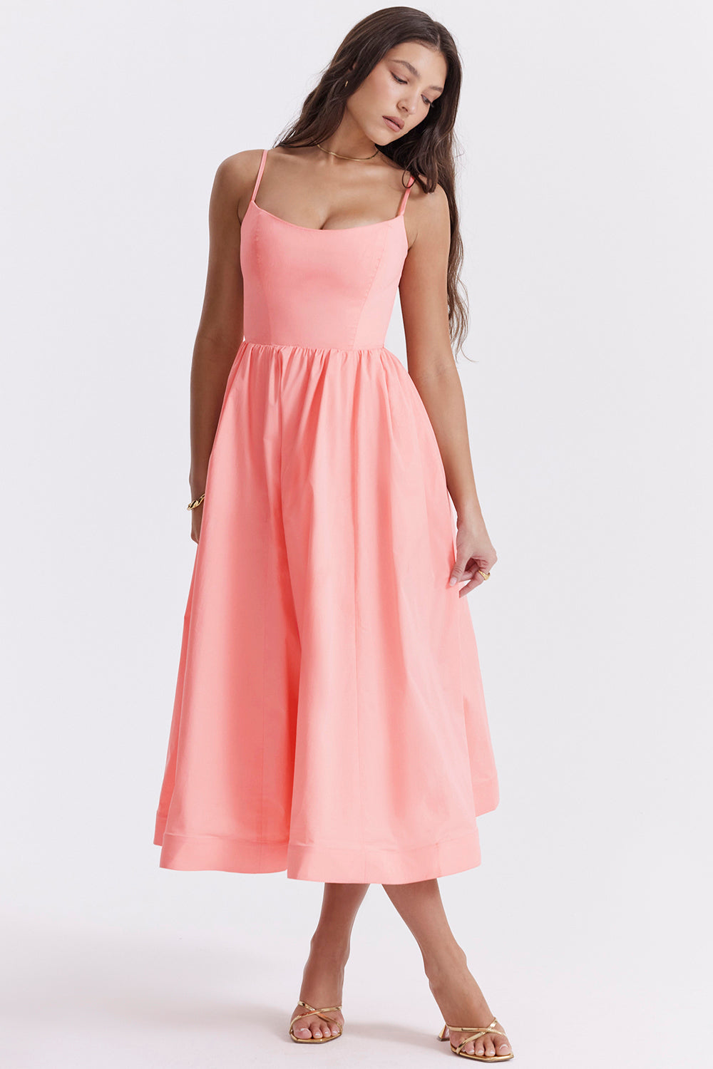 Beatrice – Sweetheart Midi Dress