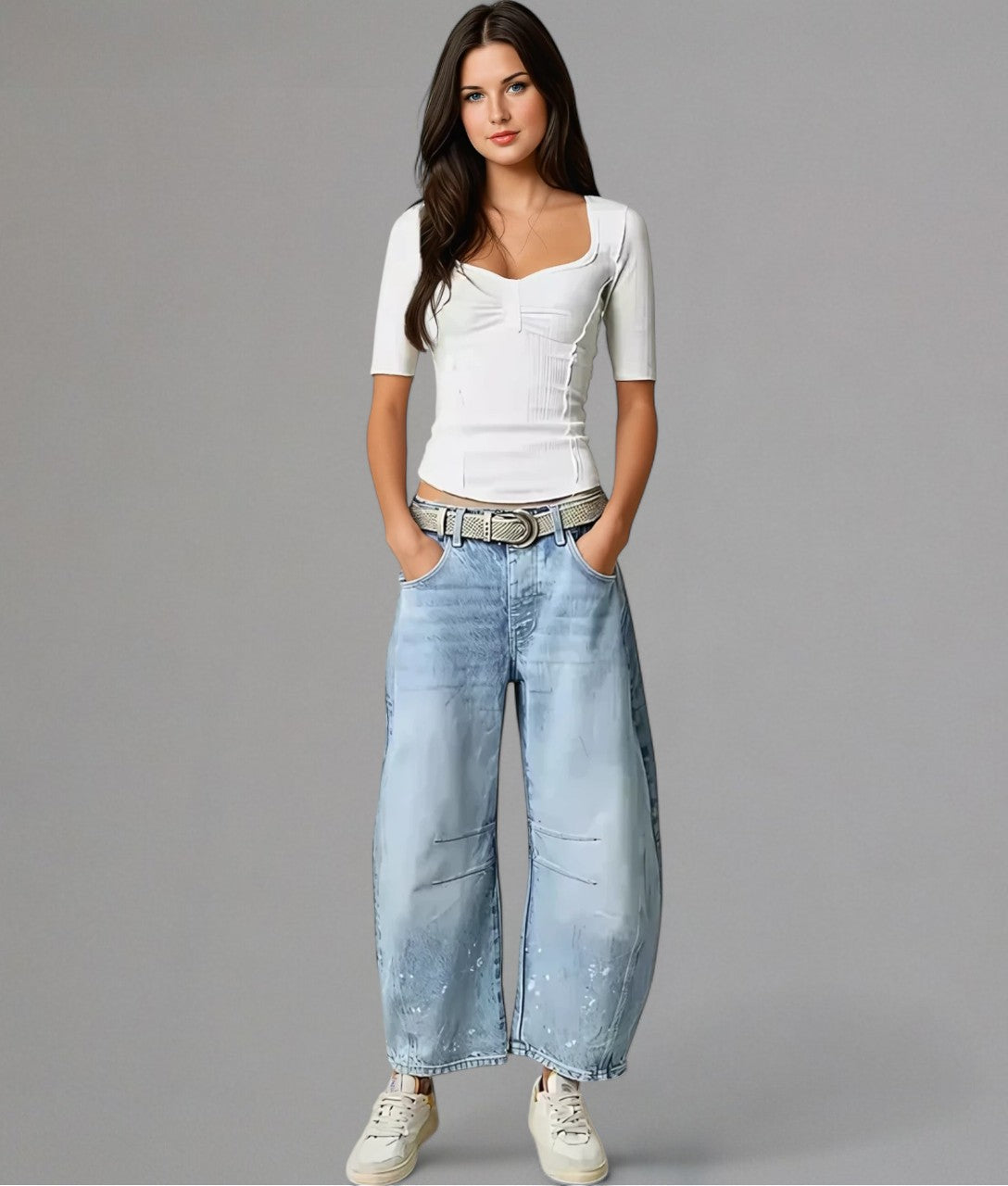 Ava – Wide Leg High Waist Jeans