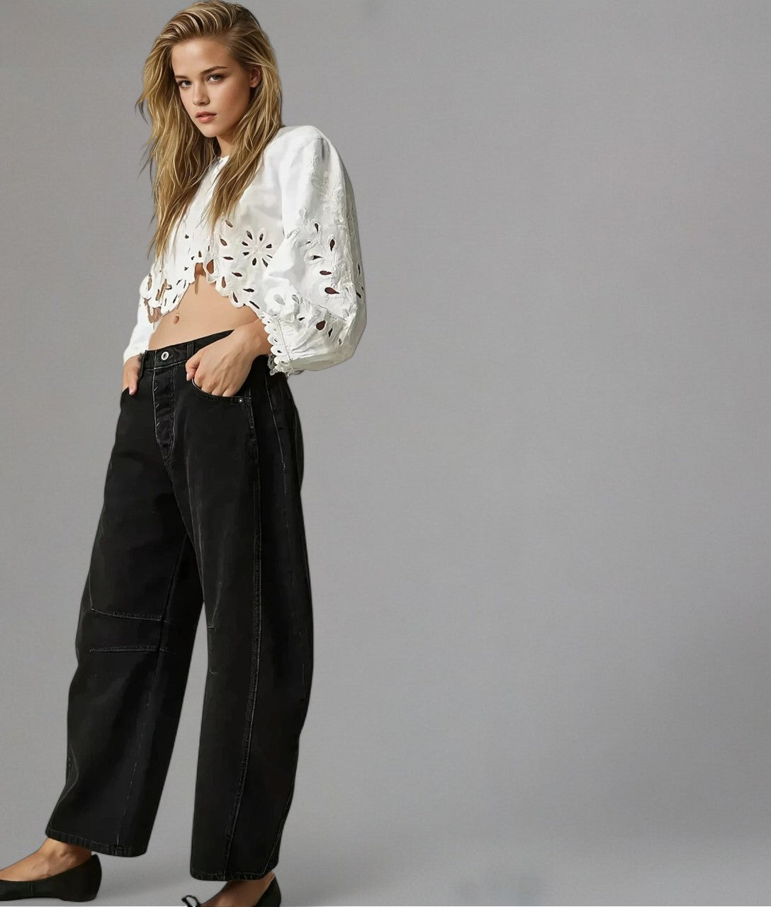 Ava – Wide Leg High Waist Jeans
