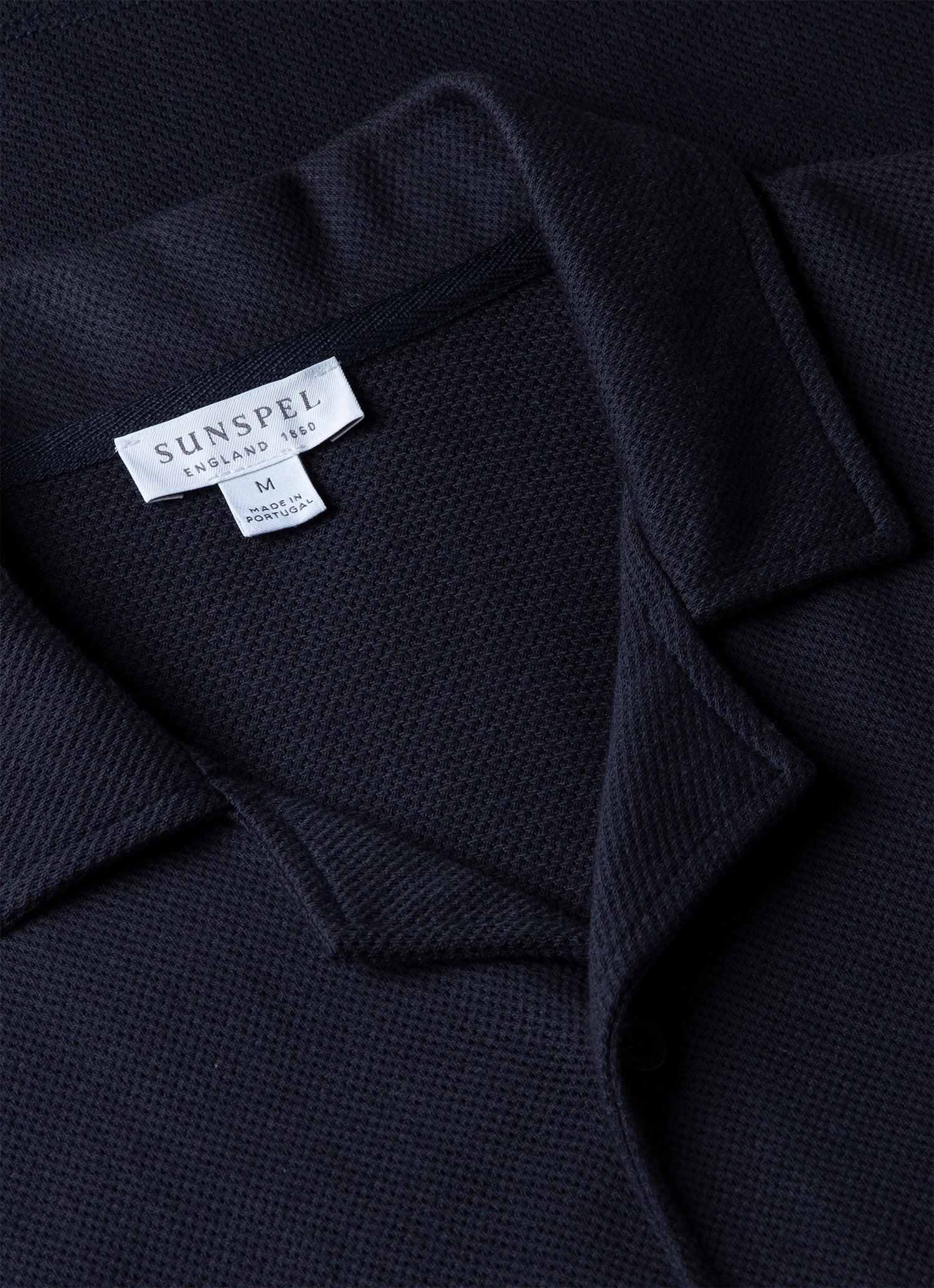 James - Men's Riviera Camp Collar Shirt Navy
