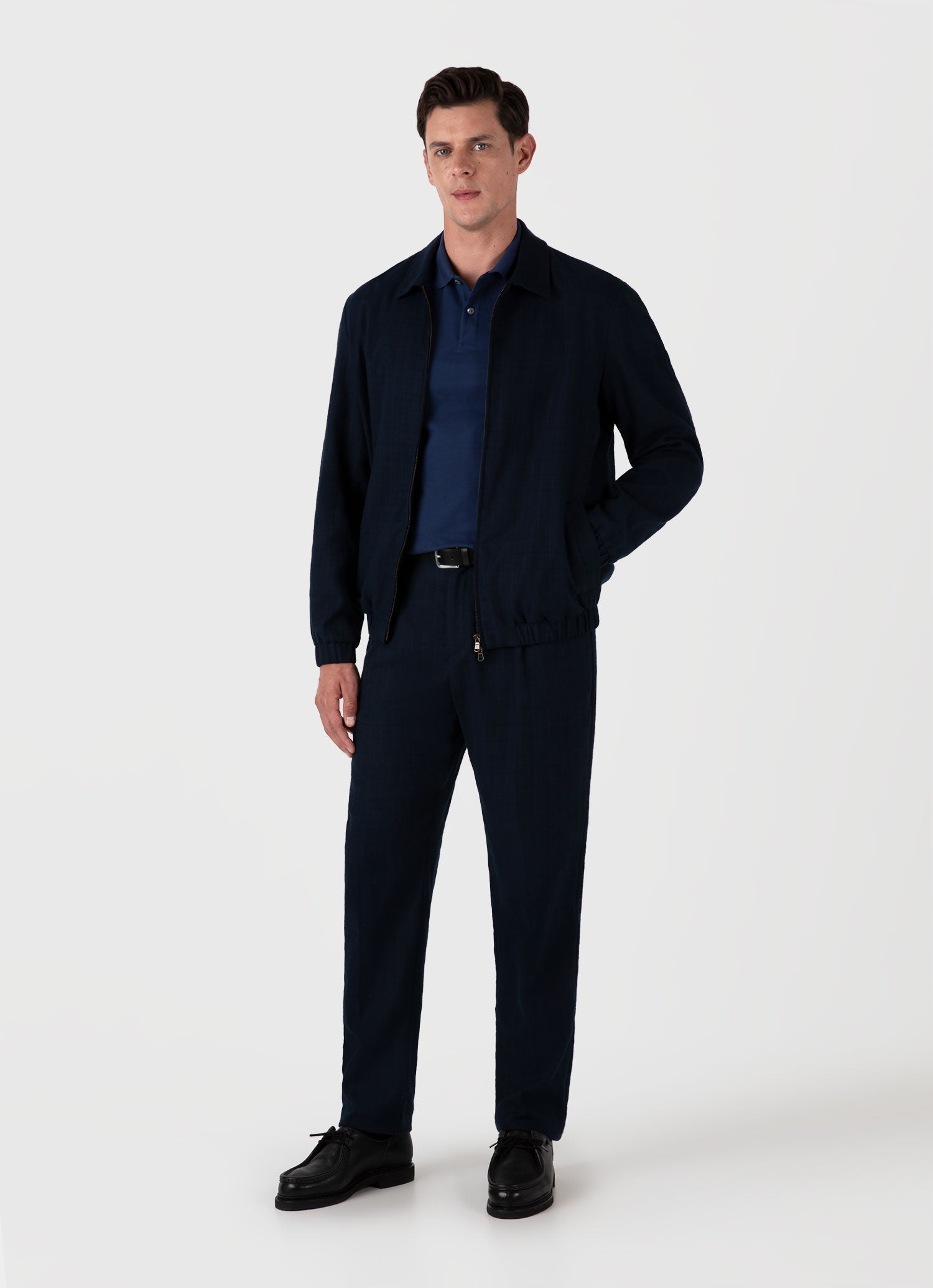 Charlie - Men's Cotton Raffia Pleat Trouser