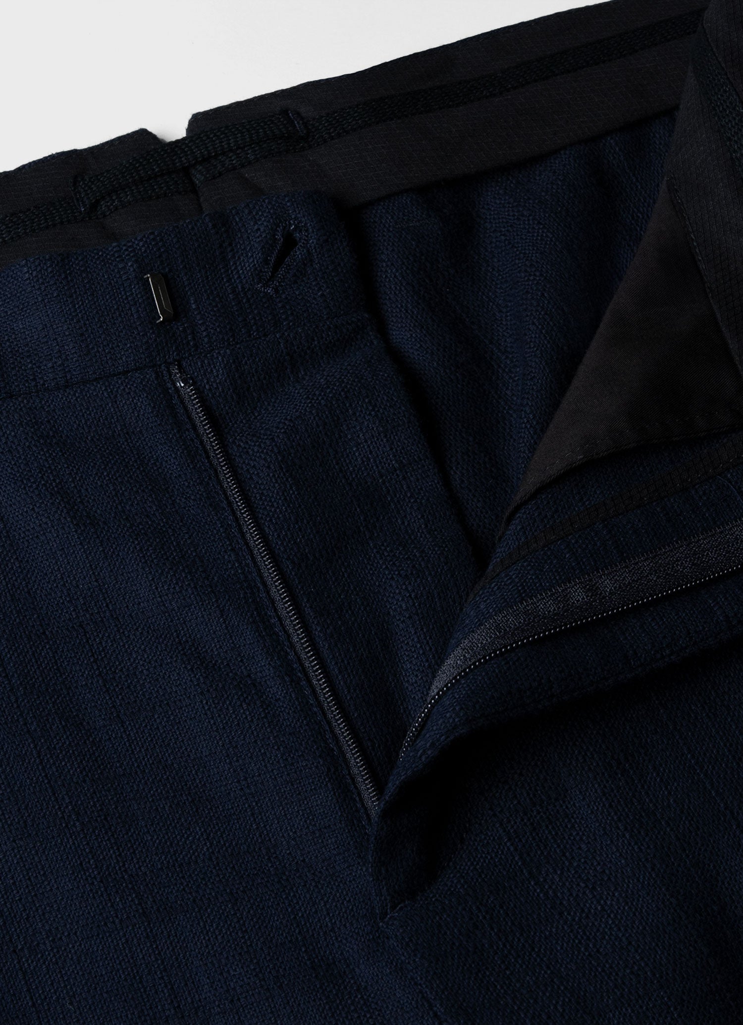 Charlie - Men's Cotton Raffia Pleat Trouser