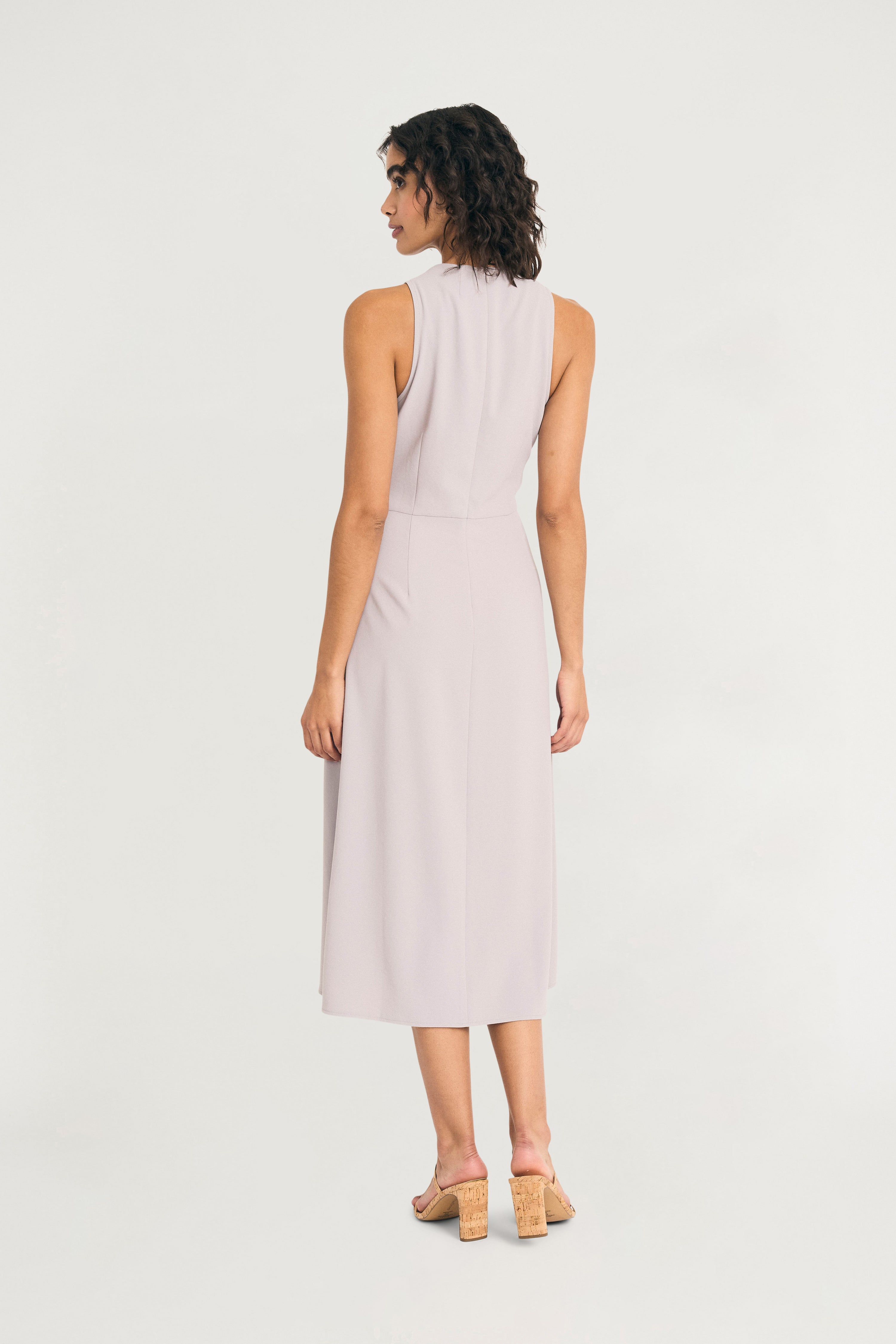 Charlotte – Draped Wrap Midi Dress