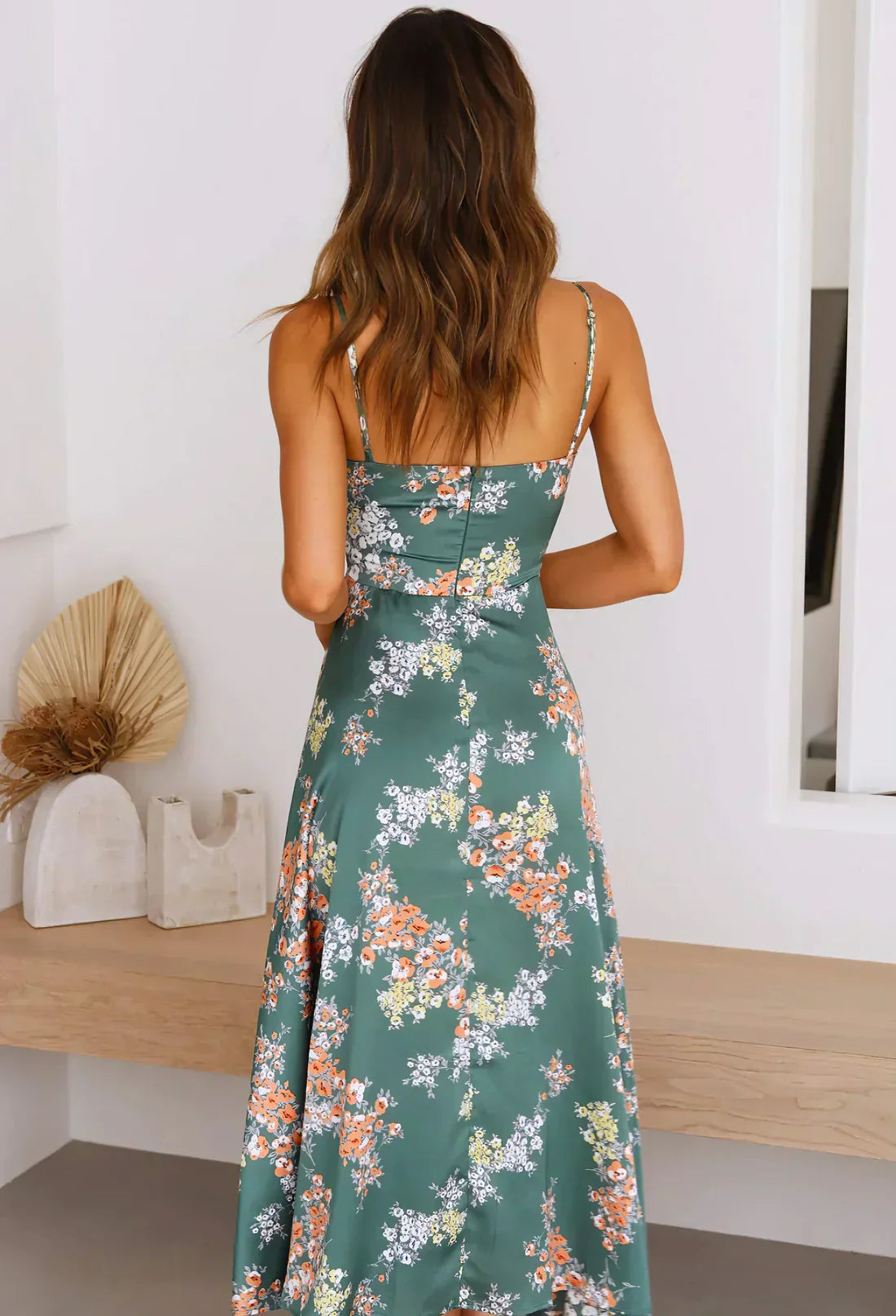 Nikkie – Cut-Out Tie Front Dress