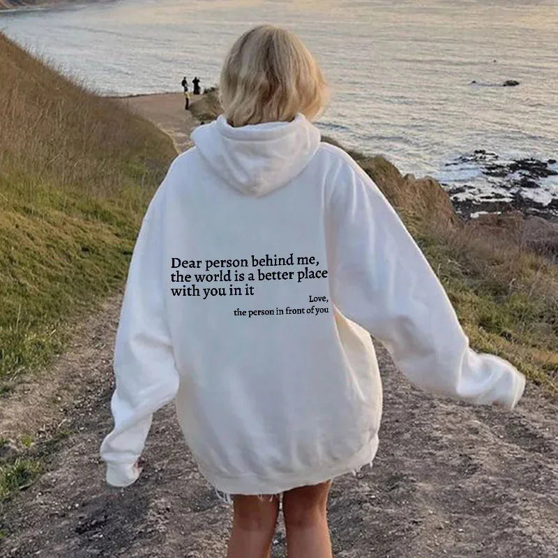 Amelia – Positive Energy Oversized Hoodie