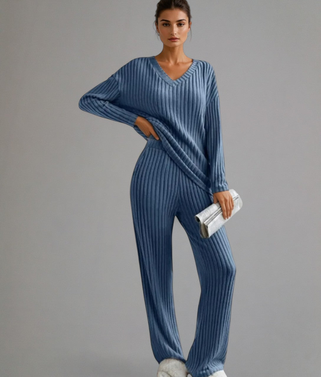 Marleau – Ribbed Lounge Set for Women
