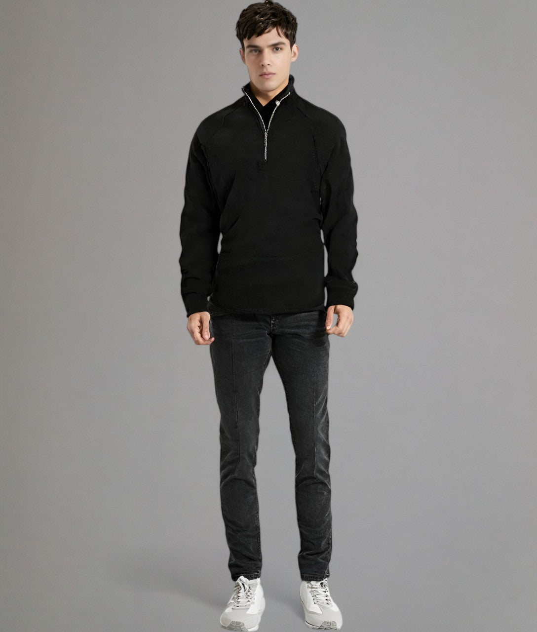 Aspen – Casual Half-Zip Sweater for Everyday Comfort