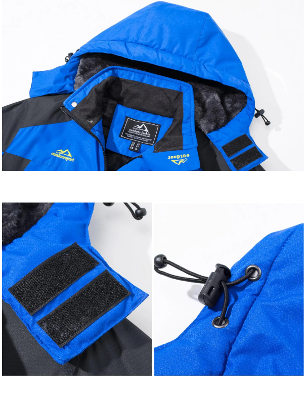 Oliver – Waterproof Windproof Winter Hooded Jacket
