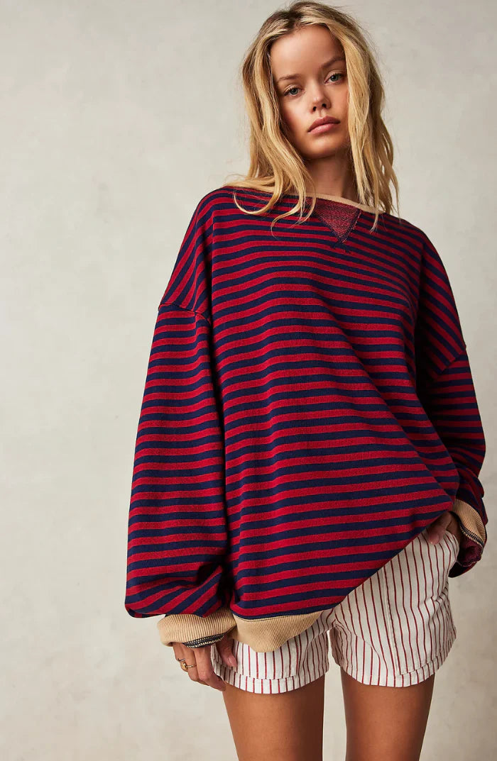 STRIPED OVERSIZED JUMPER