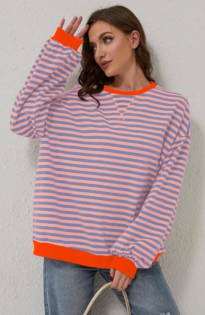 STRIPED OVERSIZED JUMPER