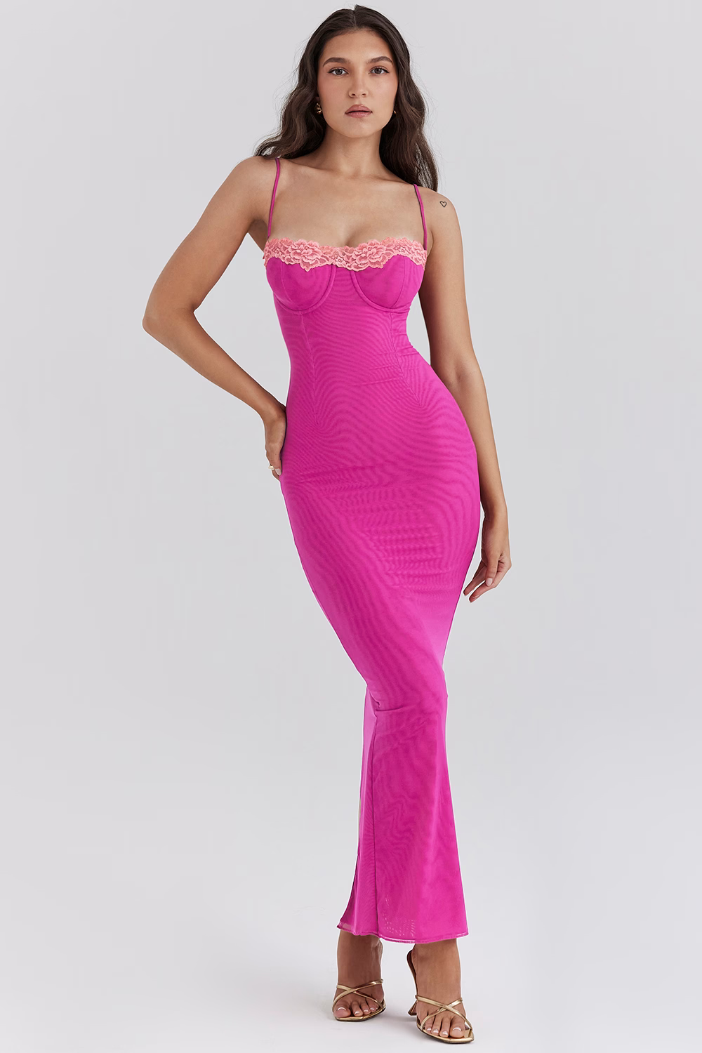Cornelia – Lace Bustier Bodycon Gown