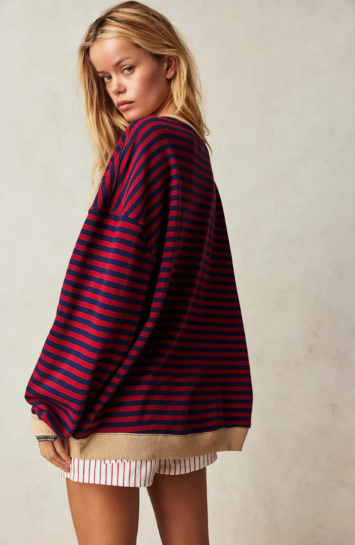 STRIPED OVERSIZED JUMPER