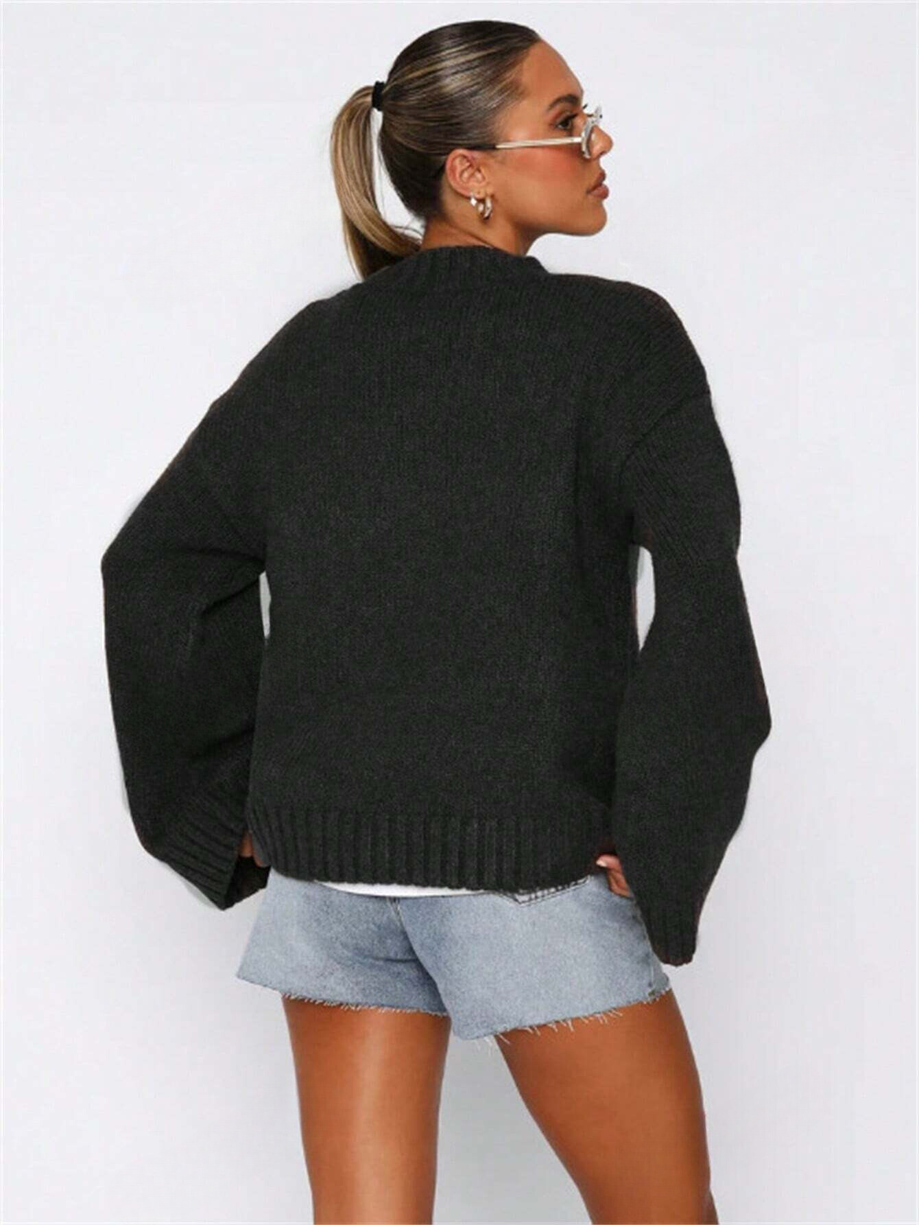 Long Sleeve Knitted Sweater