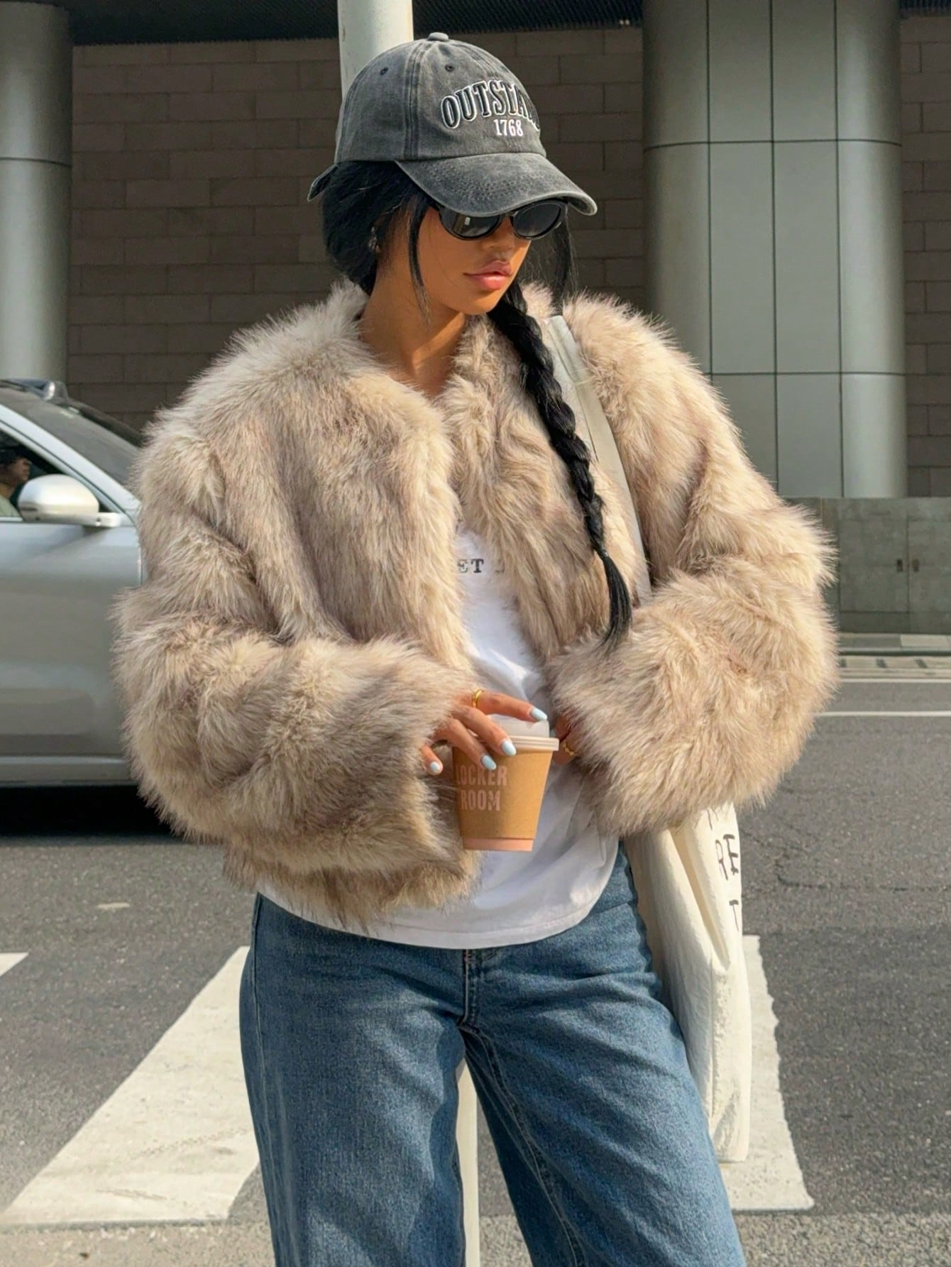 Faux Fur Jacket