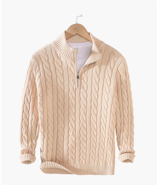 Wendell - Lugano Half-Zip Sweater