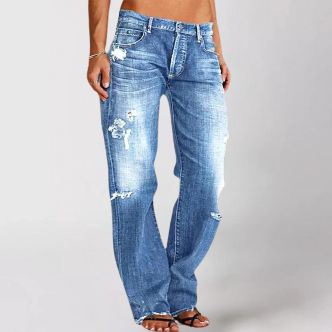 Ruby – Relaxed Wide-Leg Denim Jeans