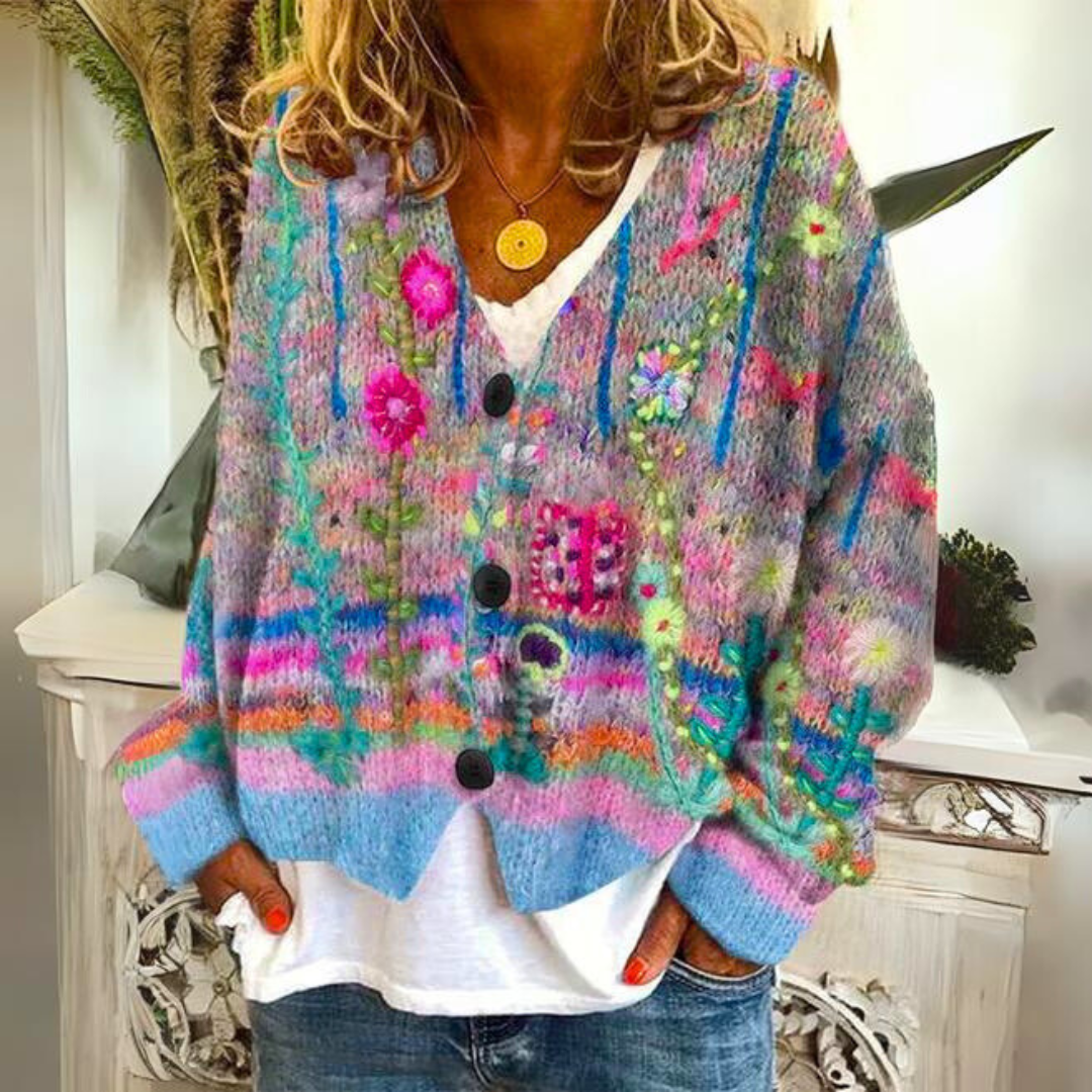 Colorful cardigan