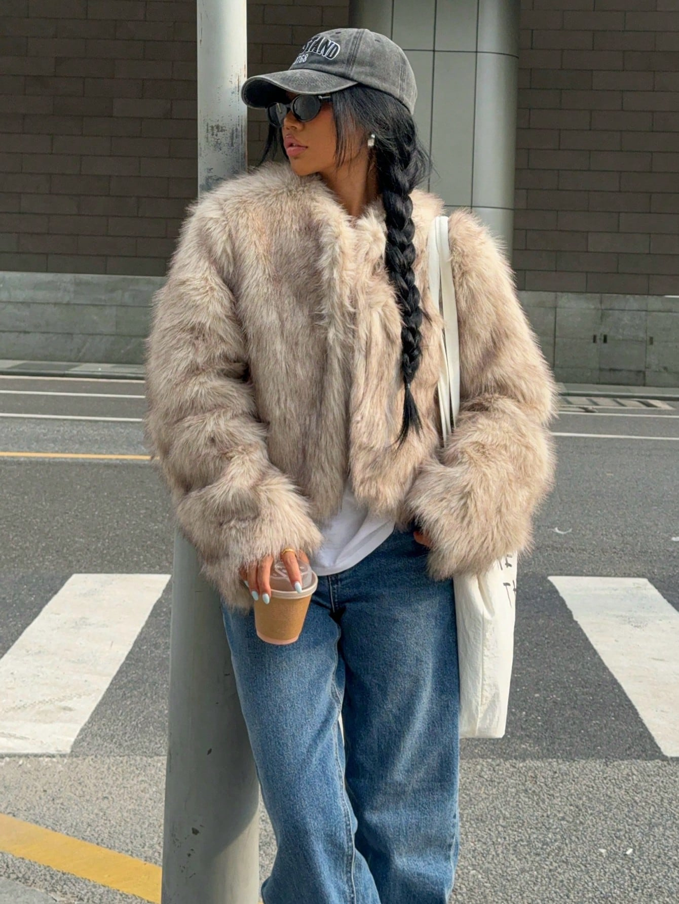 Faux Fur Jacket