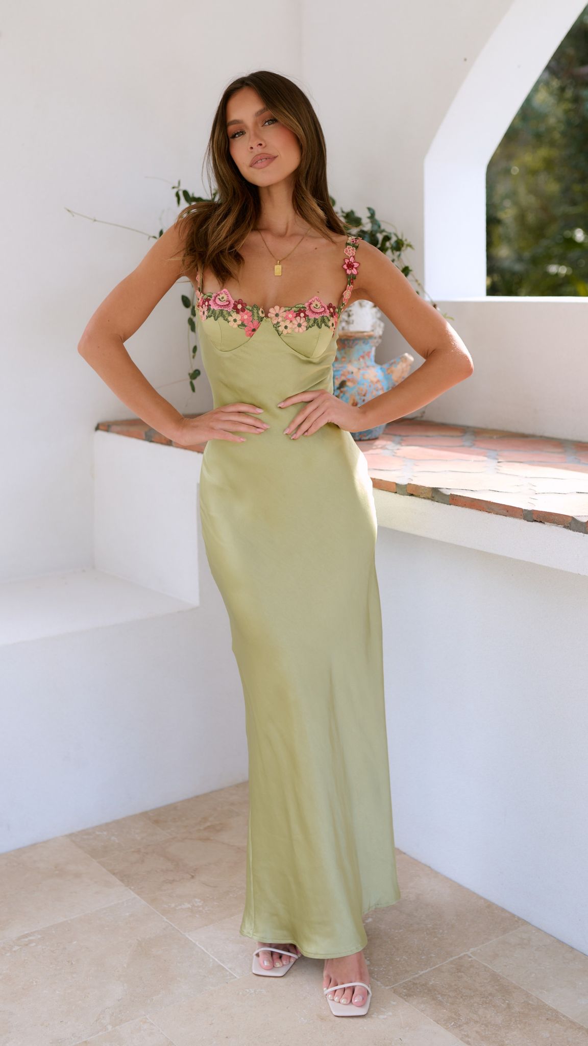 Chelsey – Floral Bodice Dress