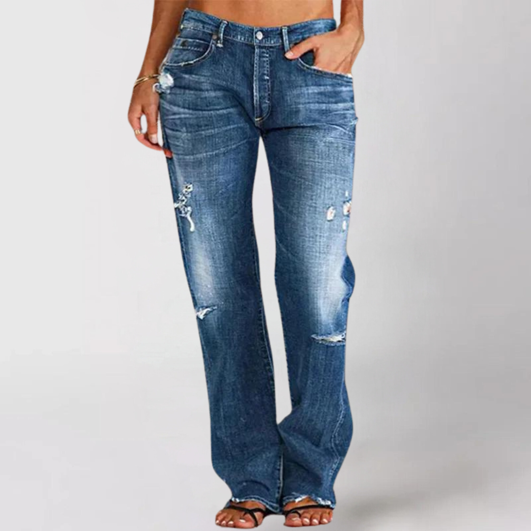 Ruby – Relaxed Wide-Leg Denim Jeans