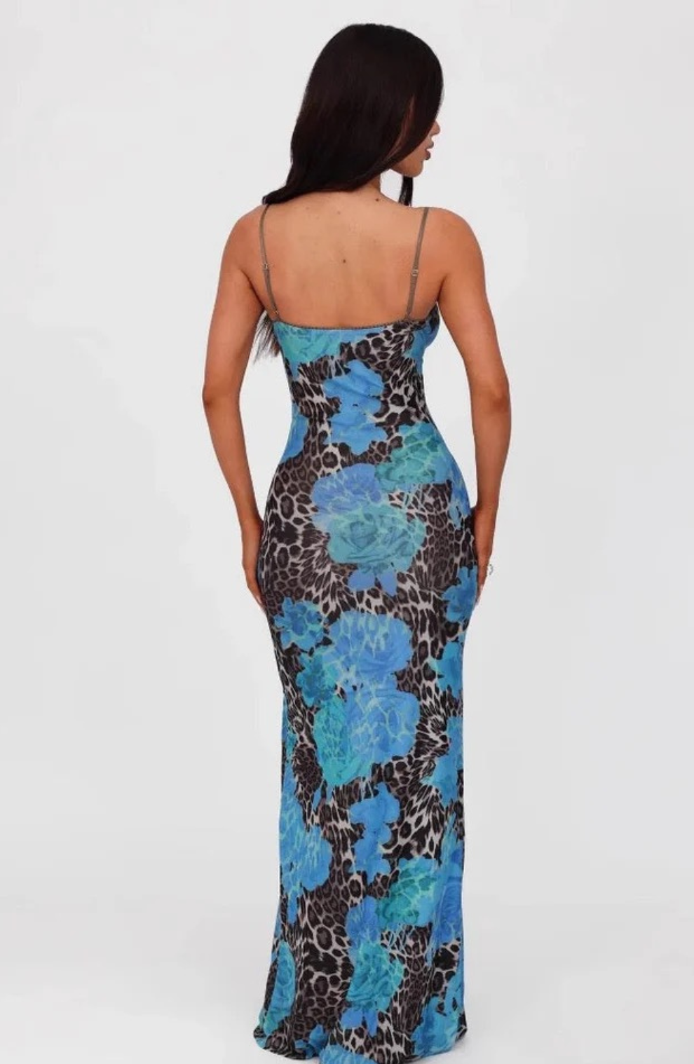 Francesca – Bloom Mesh Slip Dress