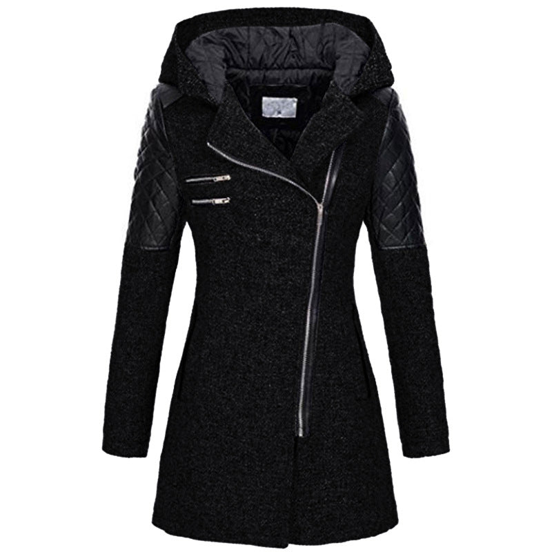 Winter coat with flattering cut