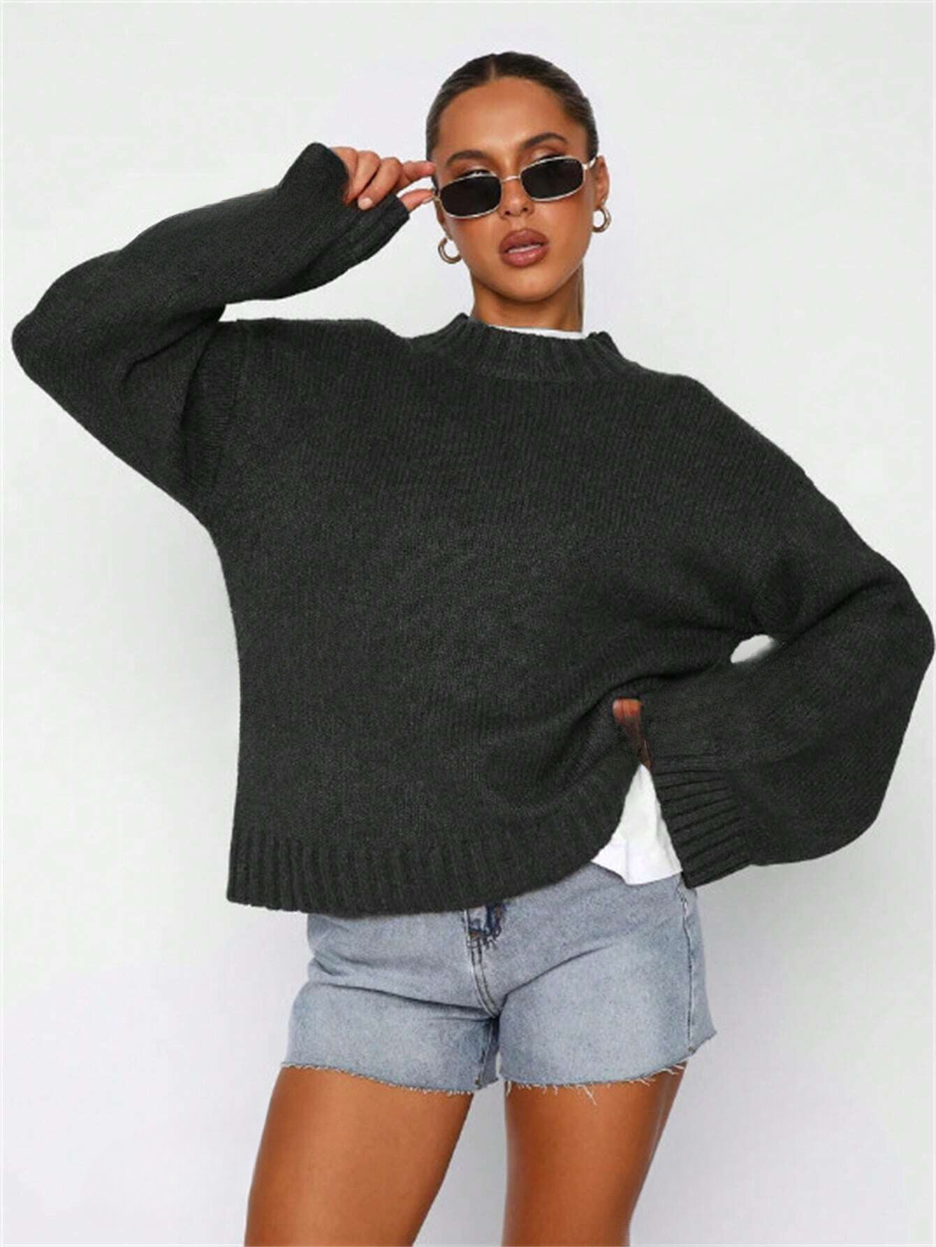 Long Sleeve Knitted Sweater