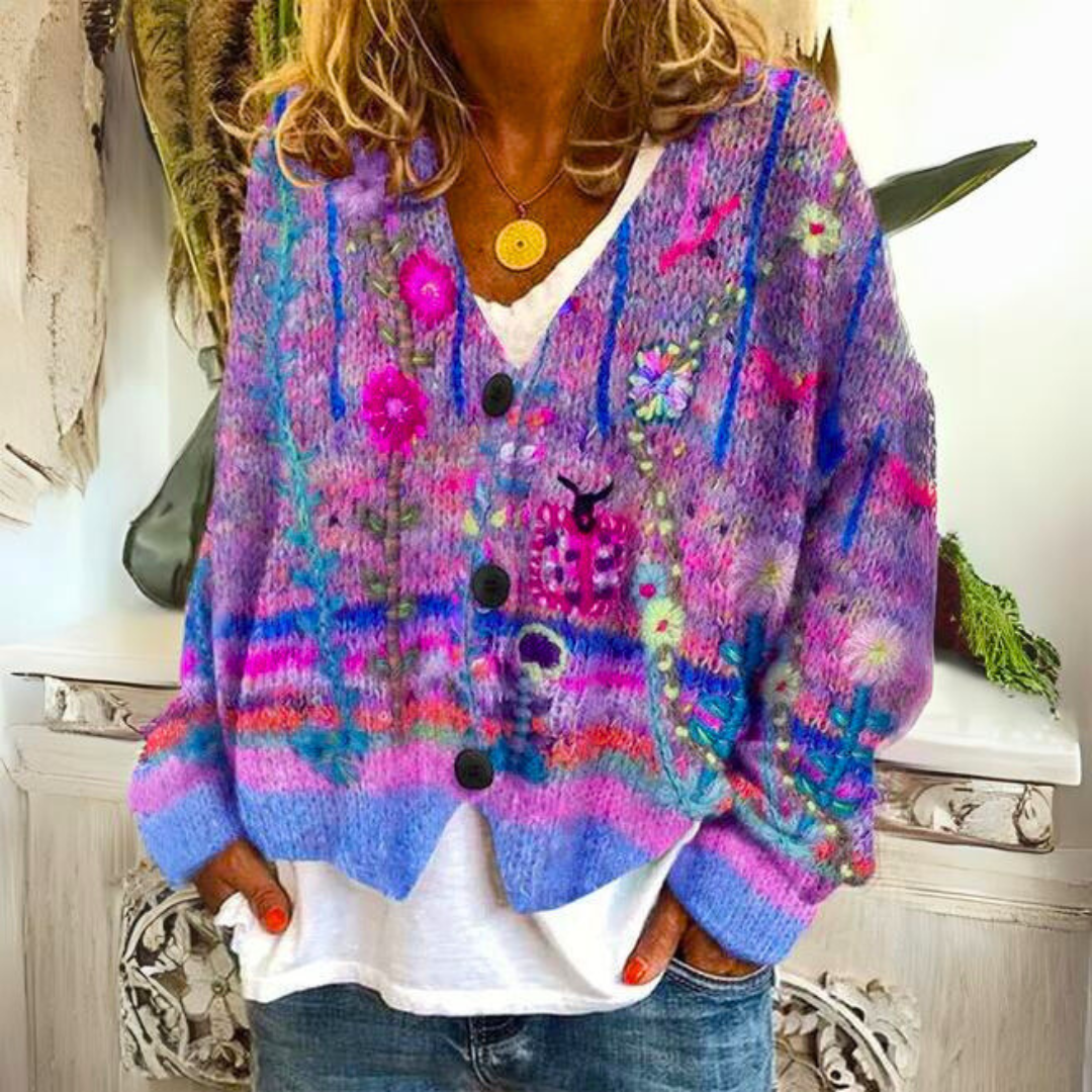 Colorful cardigan