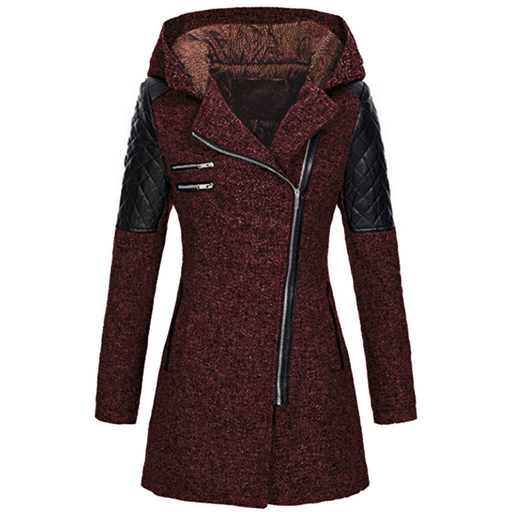Winter coat with flattering cut