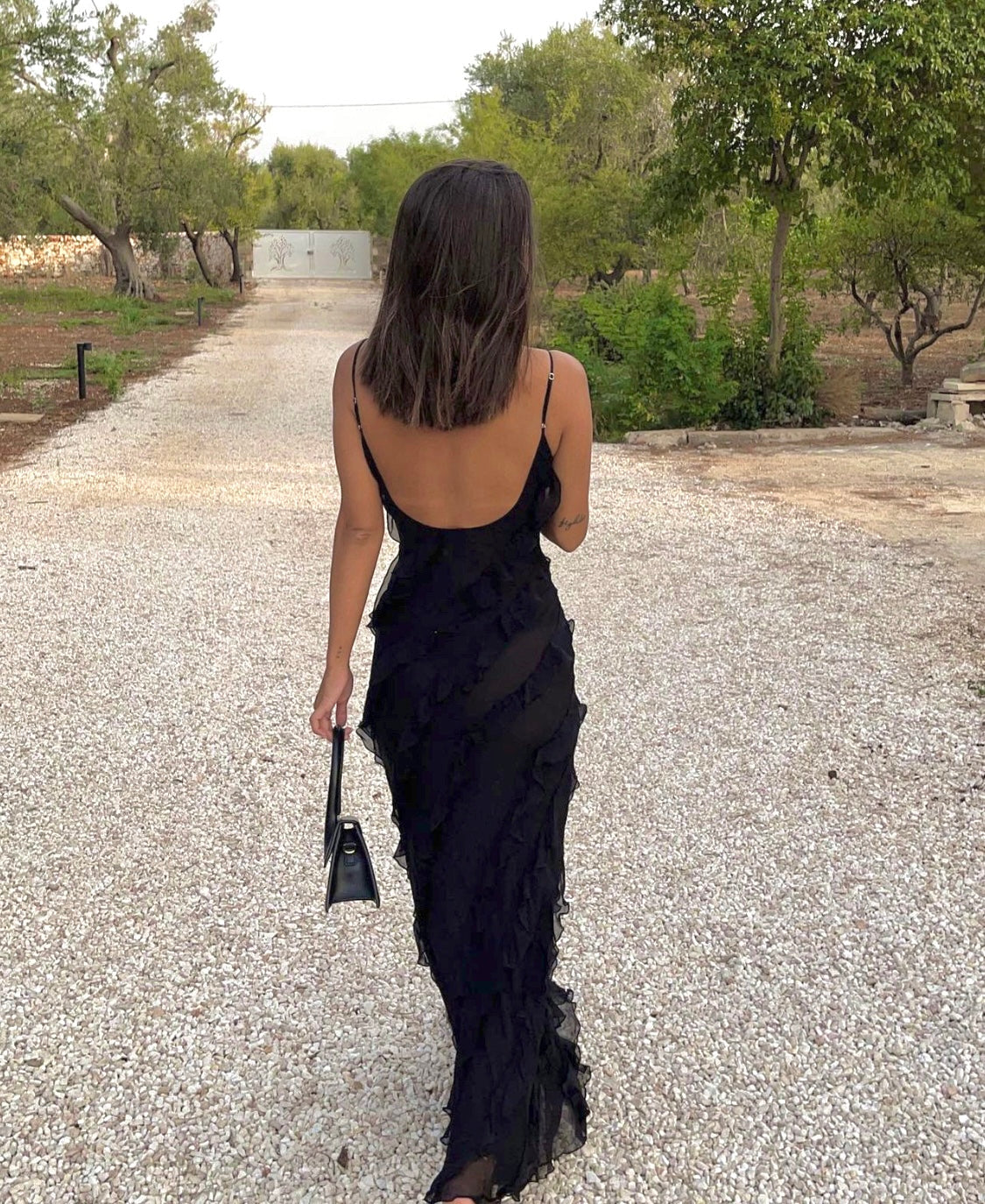 Zara – Ruffle Tiered Slip Gown