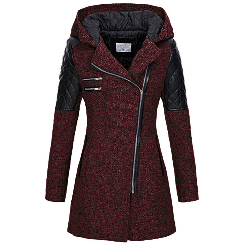 Winter coat with flattering cut