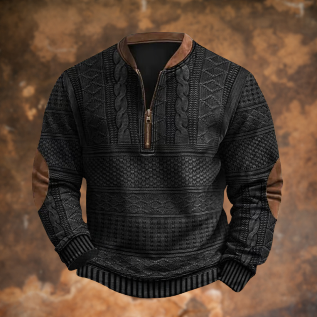 LIVIA – Vintage Zip Sweatshirt with Timeless Style