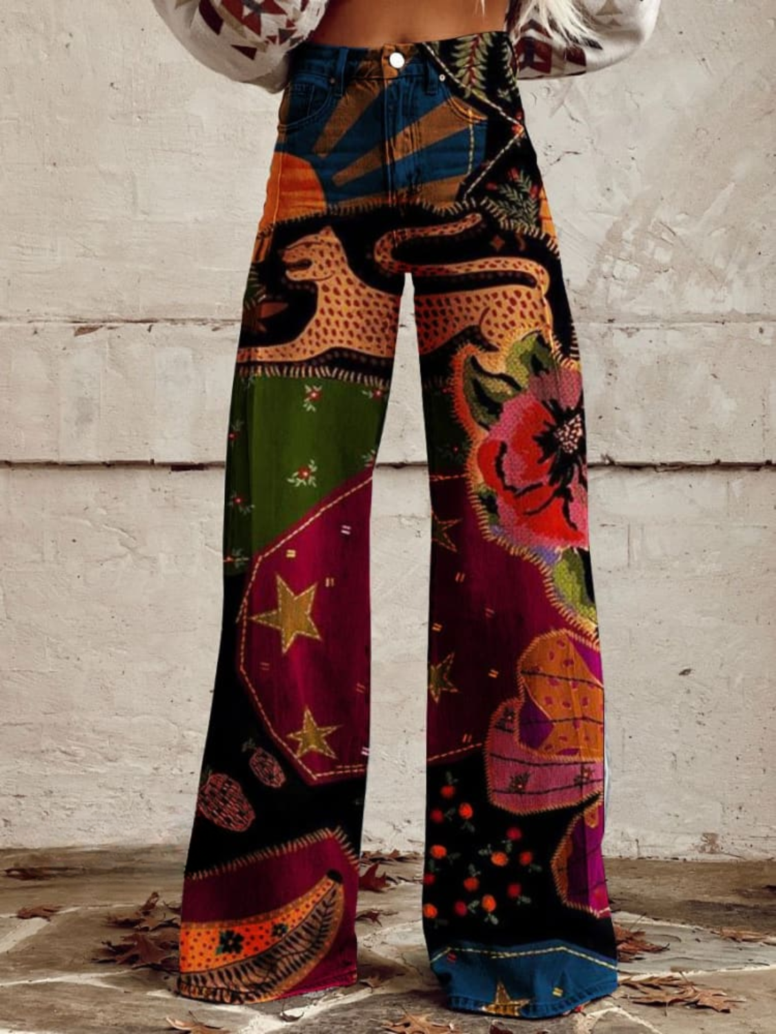 Erina – Vintage Boho Wide-Leg Trousers