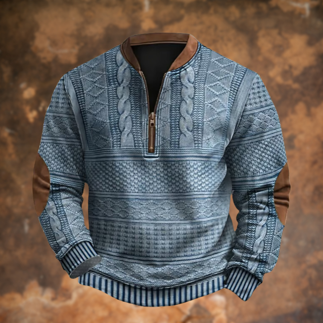 LIVIA – Vintage Zip Sweatshirt with Timeless Style