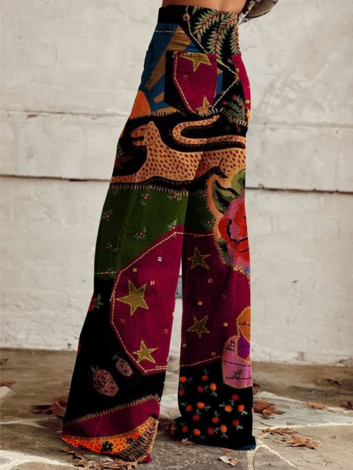 Erina – Vintage Boho Wide-Leg Trousers