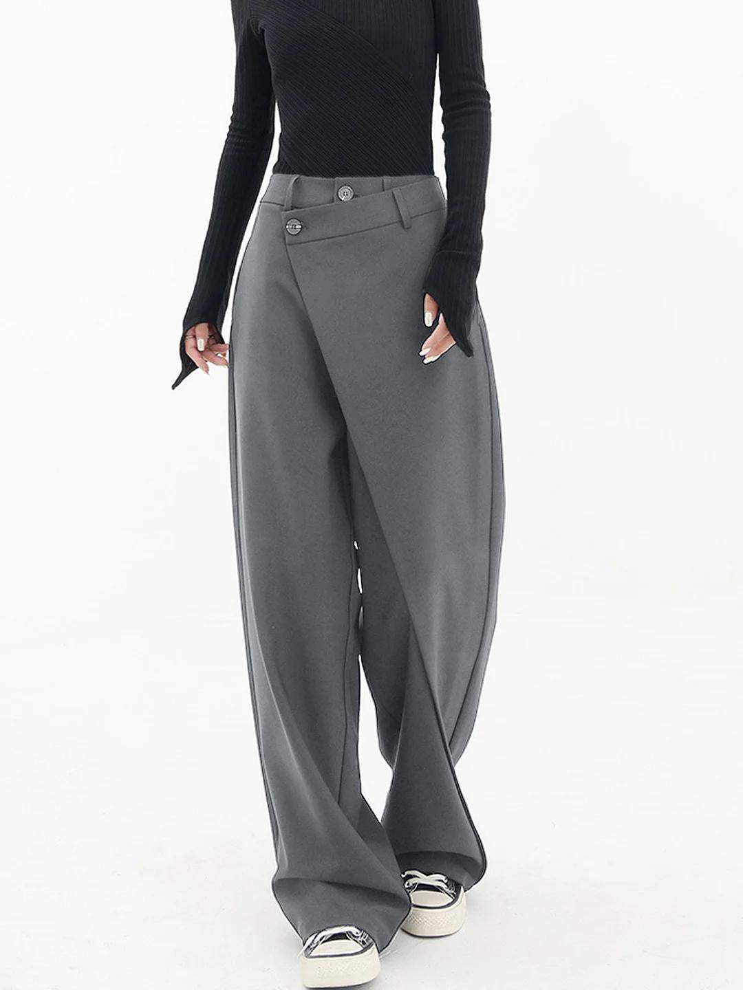 Fashionable asymmetrical pants