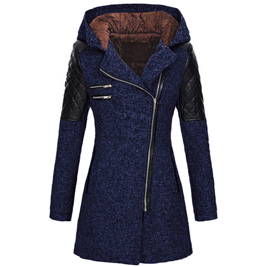 Winter coat with flattering cut