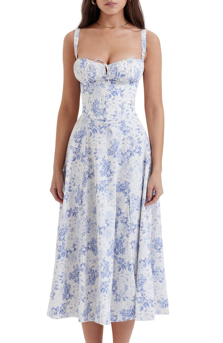 Waist-shaping dress