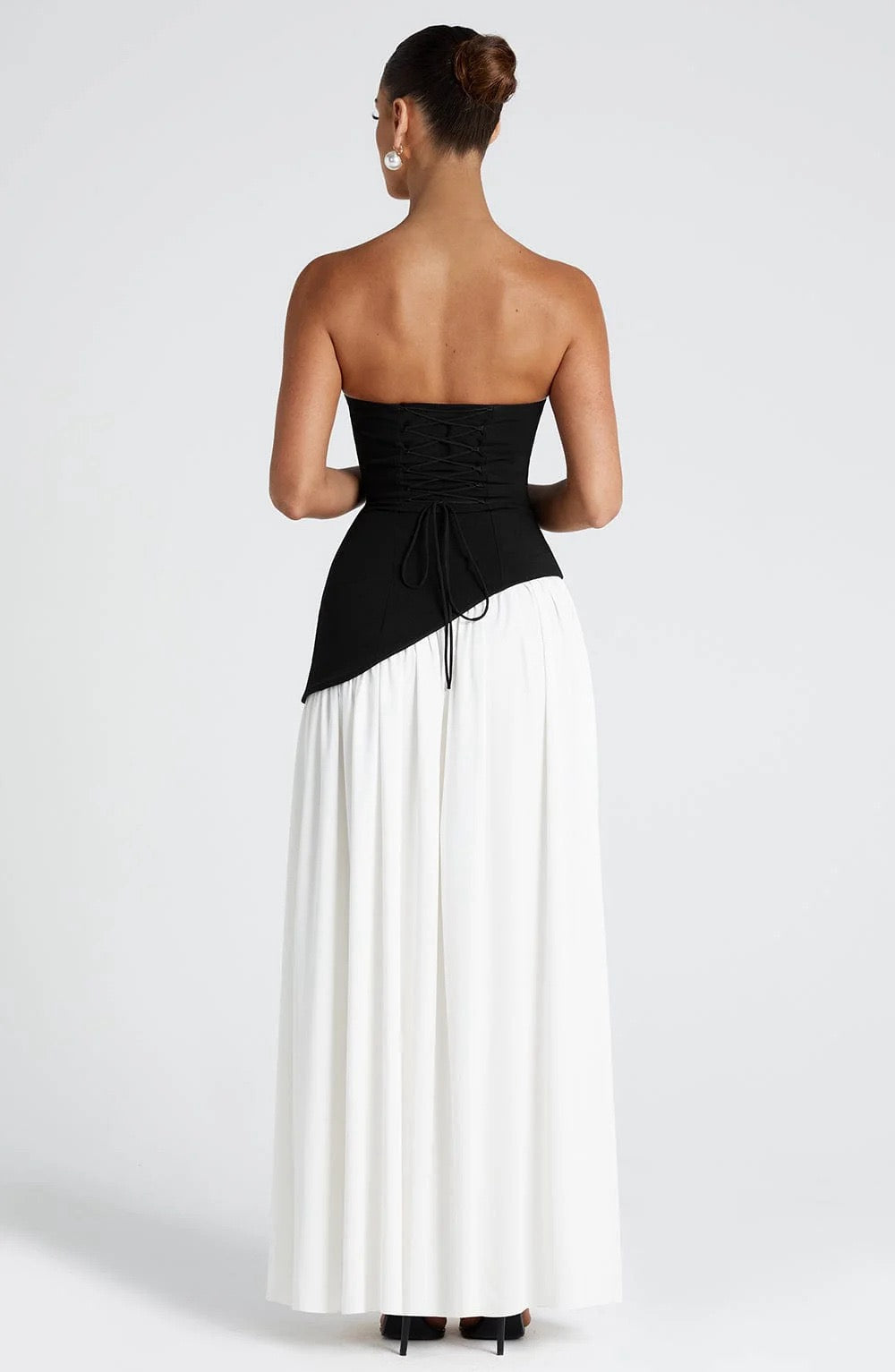 Carlotta – Asymmetric Drape Gown