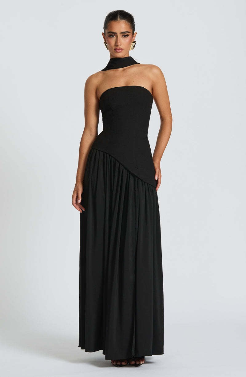 Raffaela – Asymmetric Drape Gown