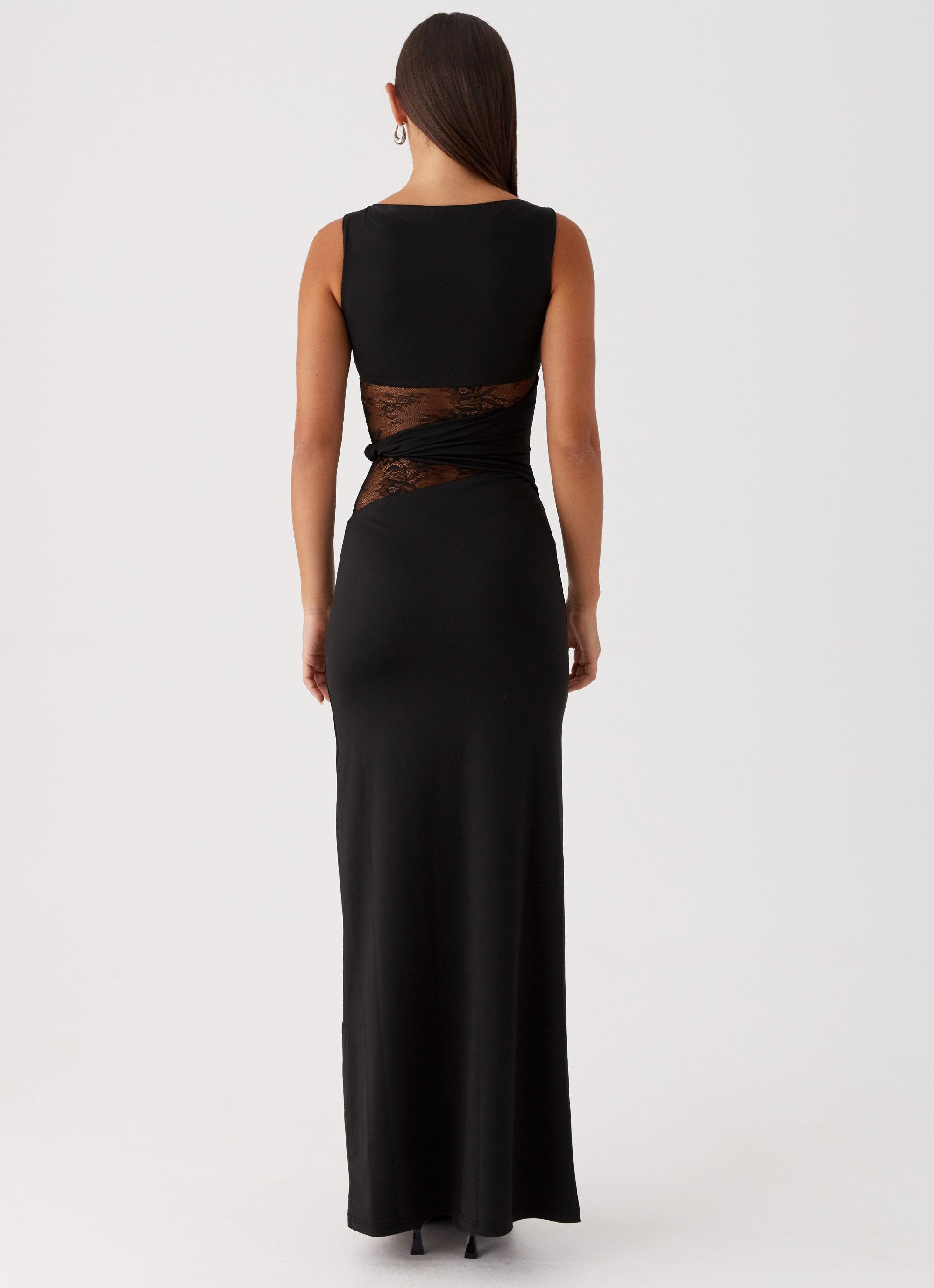 Tiana – Lace Twist-Panel Gown