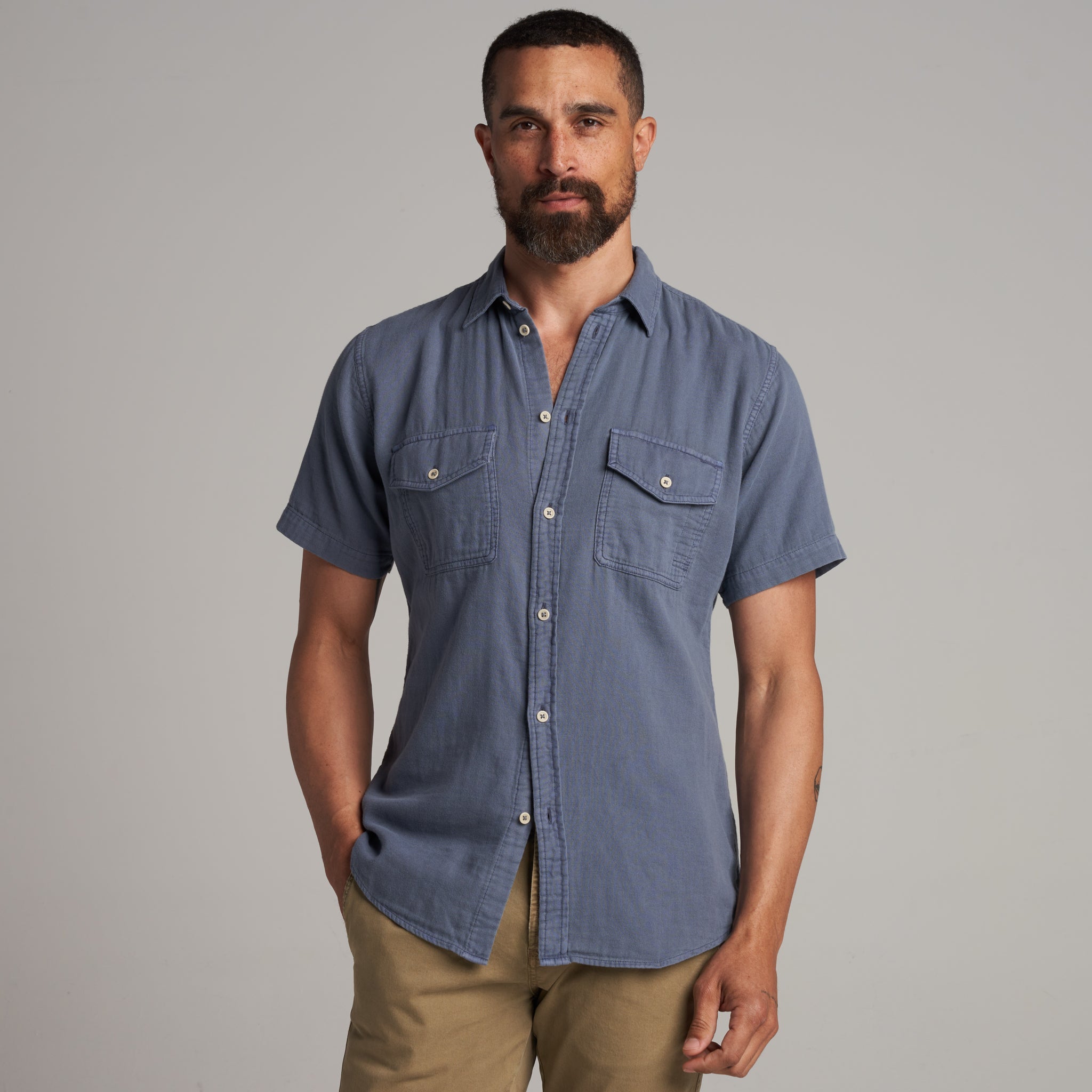 Rowan – Cotton Gauze Short Sleeve Shirt