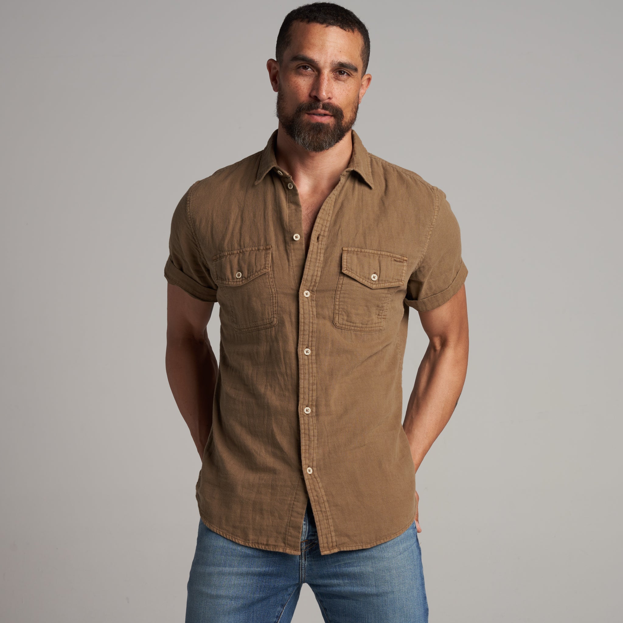 Rowan – Cotton Gauze Short Sleeve Shirt