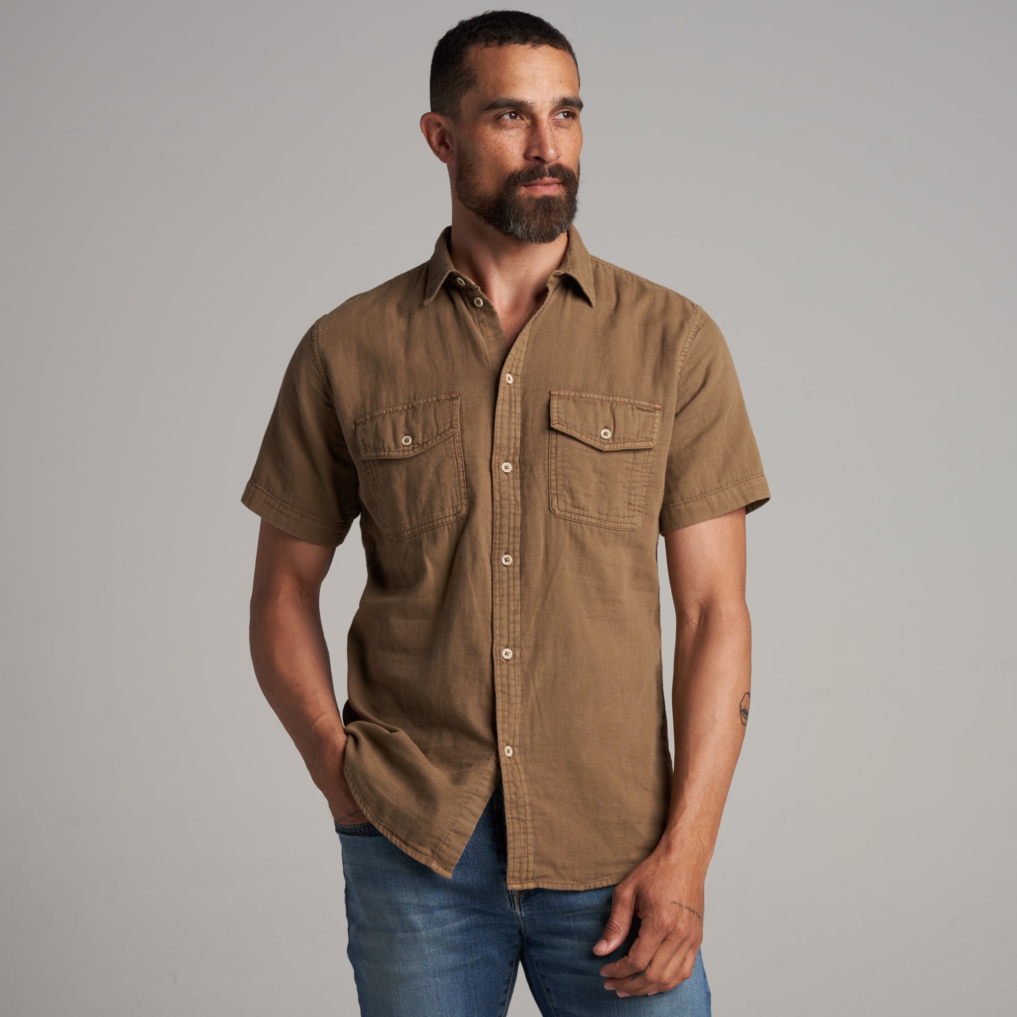 Rowan – Cotton Gauze Short Sleeve Shirt
